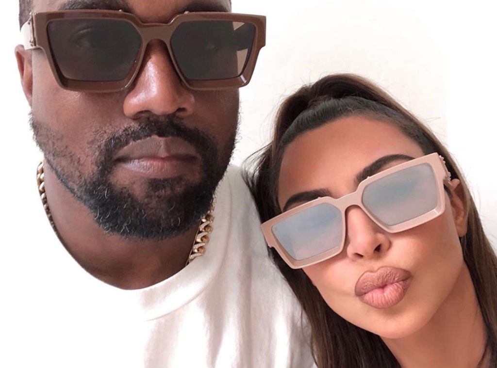 Kim Kardashian, Kanye West, Instagram